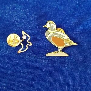 💚Set of 2 gold tone pins
